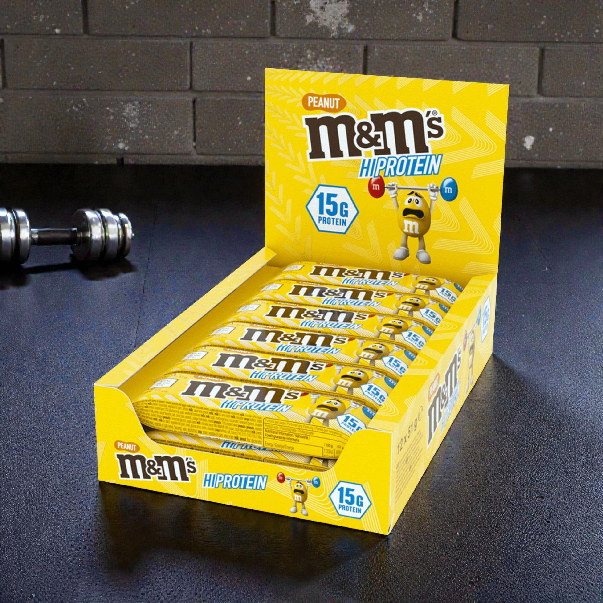 Mars - M&M`s HiProtein Bar - 12x 3x 52g